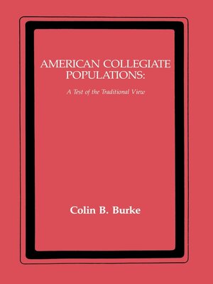 cover image of American Collegiate Populations